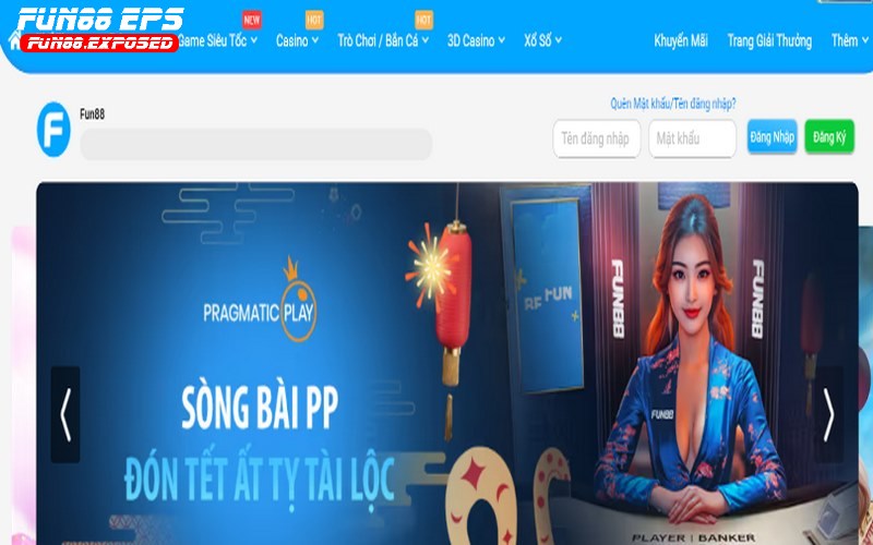 Đầu tiên là truy cập vào đường dẫn uy tín của Fun88 