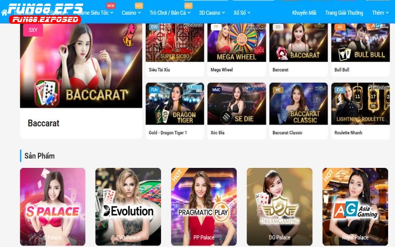 Fun88 casino là chuyên mục ăn khách khiến game thủ không thể bỏ lỡ